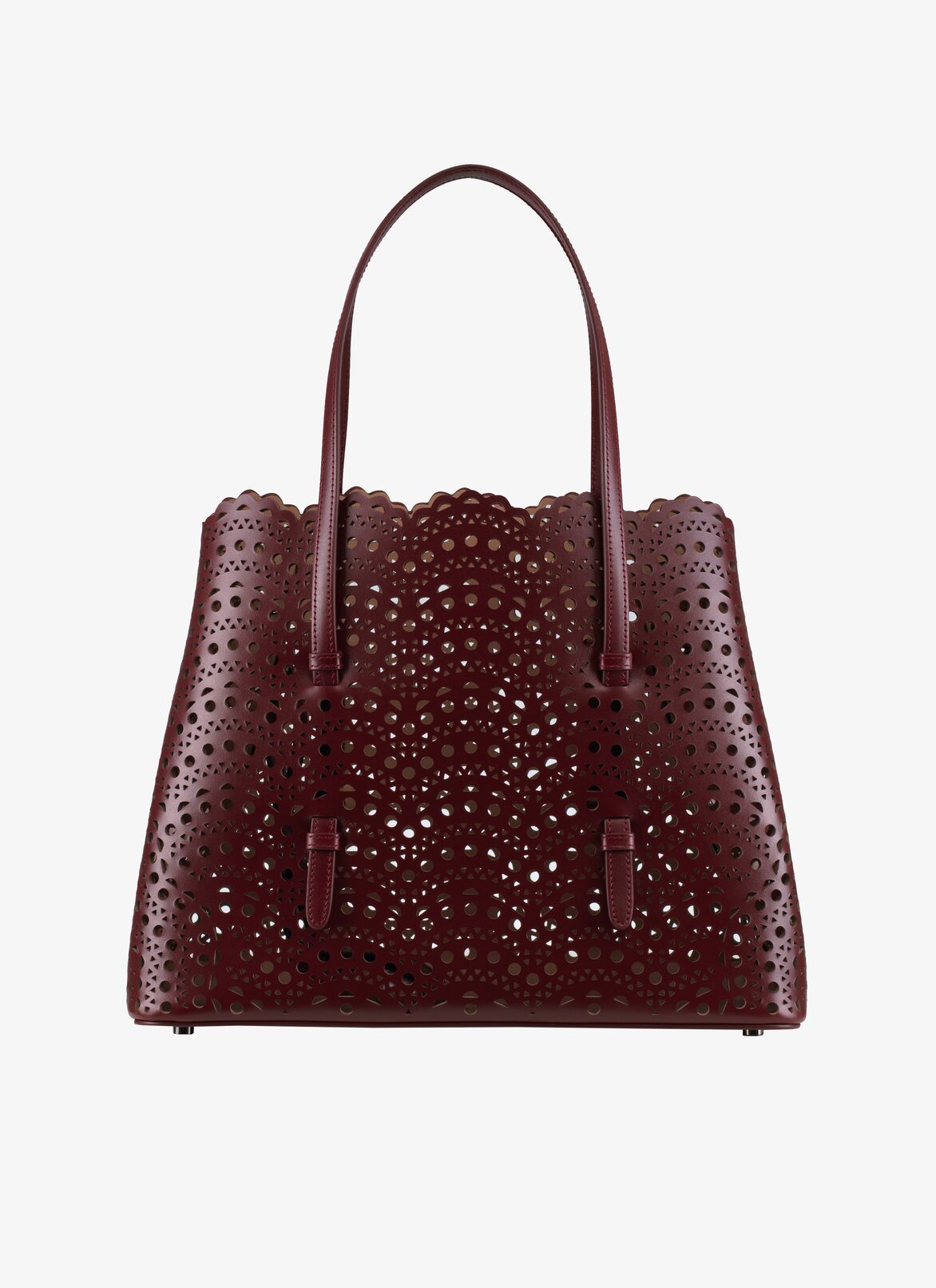 Mina 32 Tote Bag ALAÏA PURPLE MINA 32 TOTE BAG
